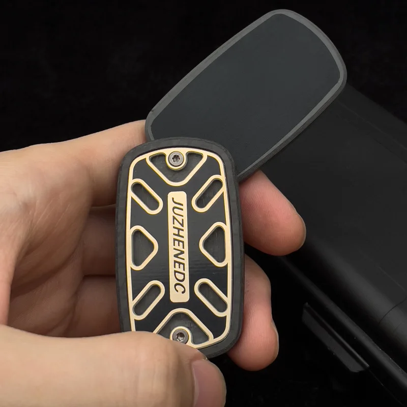 Black Carbon Fiber Fidget Push Slider Stress Relief Toy Unlimited Slider EDC Fidget Toys ADHD Anxiety Stress Toys For Adult Gift