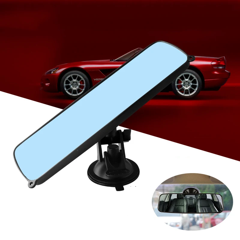 Car Interior Rear View Mirror 360° Rotates Adjustable Vehicle Car Rearview Mirror With Suction Cup Auto Car Interior Accessories