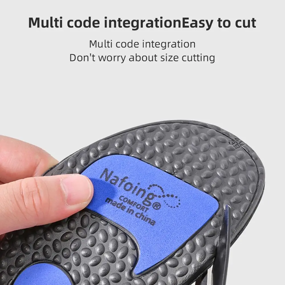 High Quality EVA 4D Insole Deodorant Breathable Running Insoles Shock Absorption Arch Support Shoes Pad Daily Wear