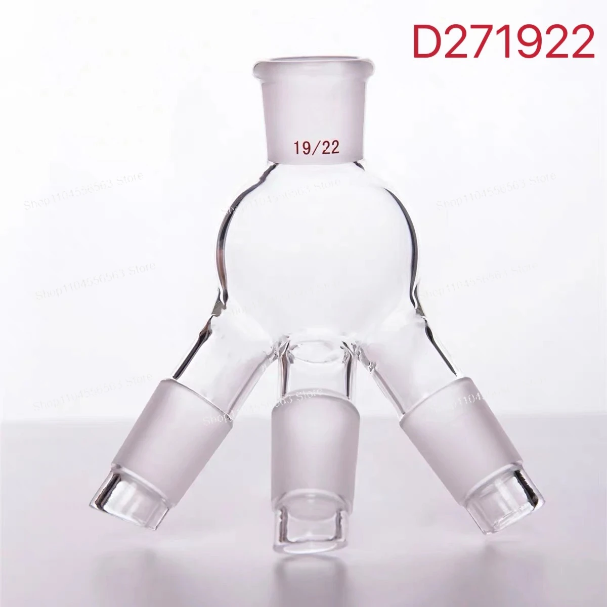 

Трубка дистилляционного приемника тройника (угол 135 градусов), шарнир 14/20 19/22 24/40, боросиликатное стекло, D27