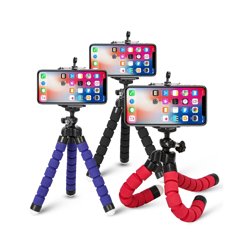 Tragbare Stative Telefon Stativ Halter Mobile Kamera Halter Clip Smartphone Einbeinstativ Stehen Octopus Mini Flexible Stativ Für Telefon