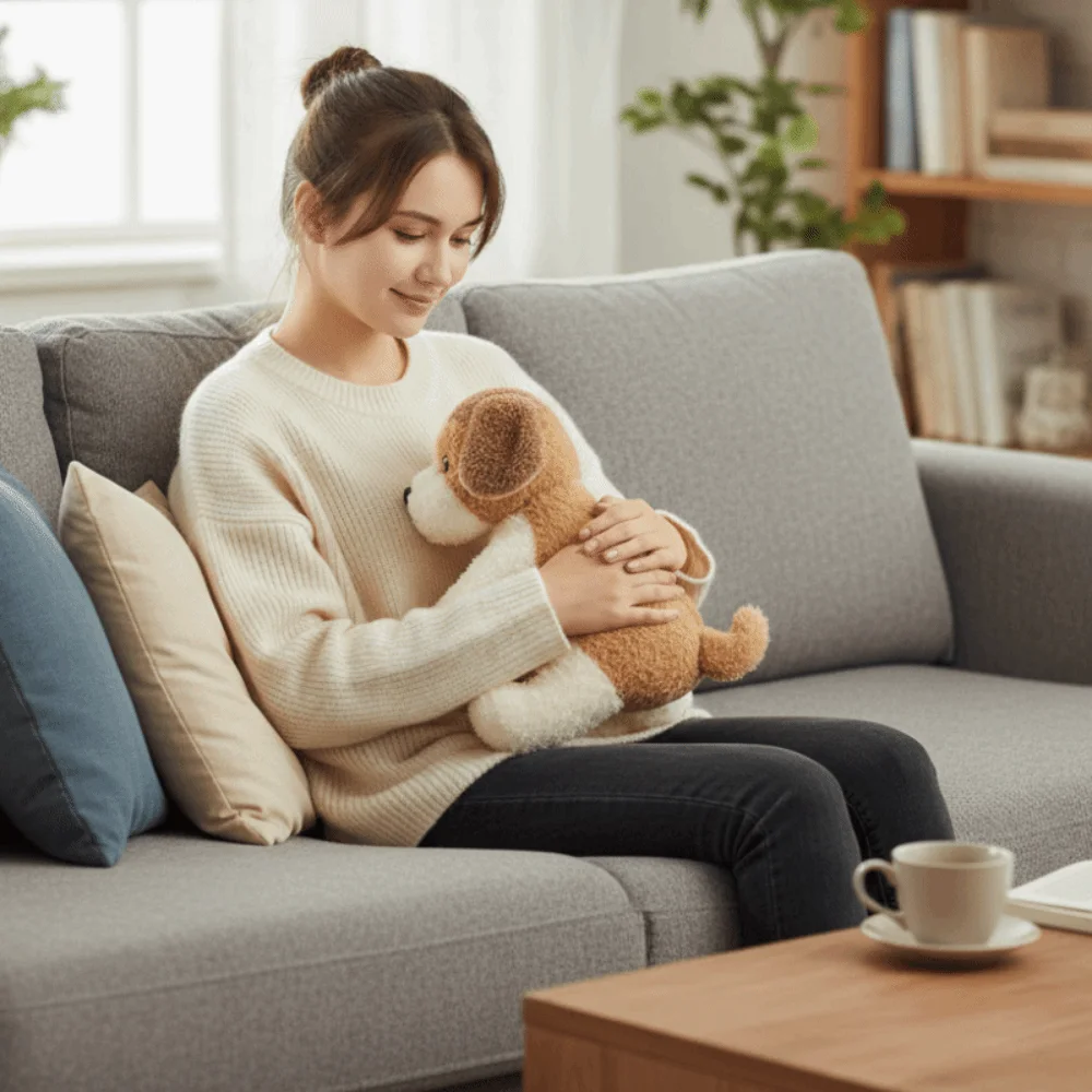 

Lifelike Animals Soft Stuffed Puppy Simulation High Fidelity Lifelike Sheep Pendant Cute Mini Anime Style Cat Bag Decoration