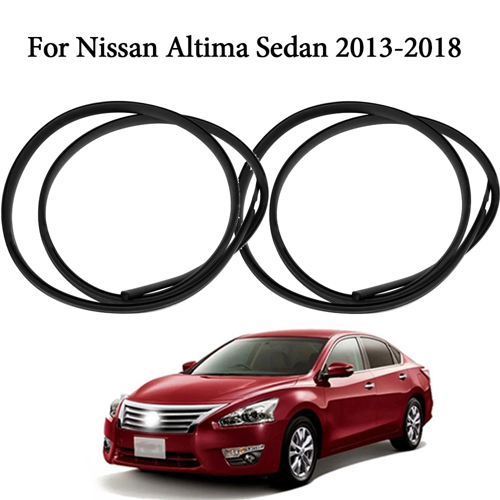 1 Pair Car Roof Trim Molding Strips Rubber for Nissan Altima Sedan 2013 2014 2015 2016 2017 2018 Rubber Weatherstrip Accessories