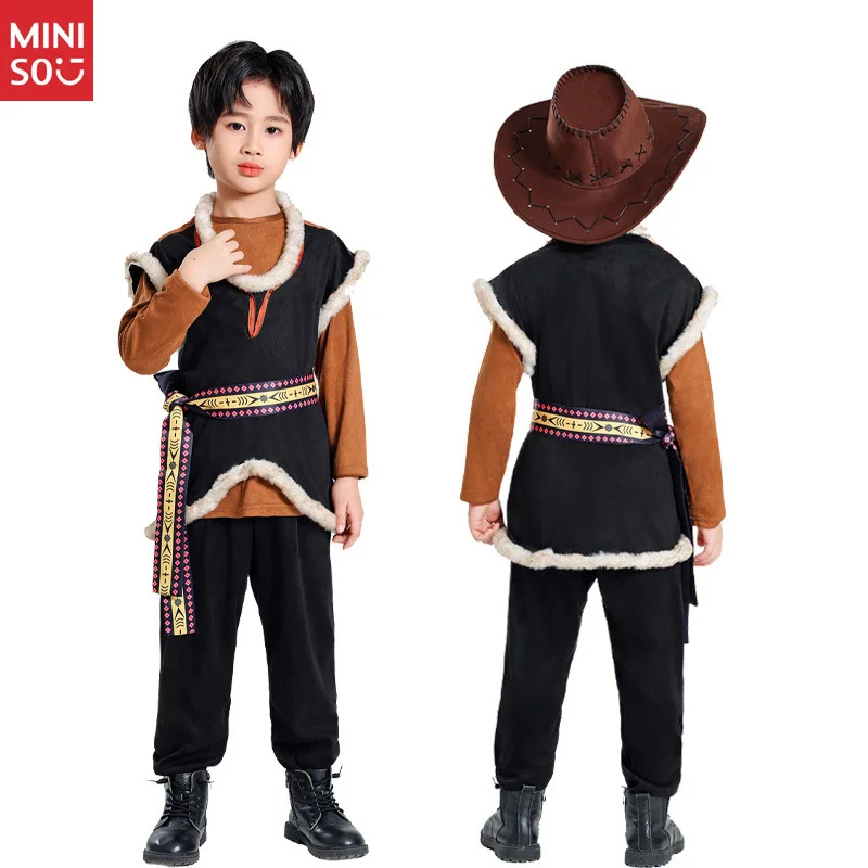   زي كريستوف فروزن للأطفال والكبار، زي الأمير للأولاد للحفلات التنكرية والأداء المسرحي