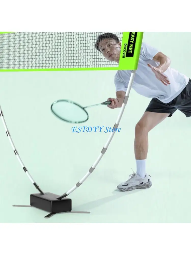 G6DE Portable Tournament Standard Badminton Net Quick Disassembly Indoor Outdoor Use
