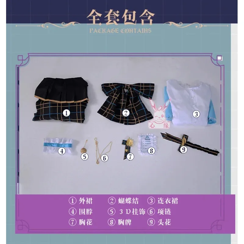 Ensemble Stars es2 Shino Hajime. ​ Cosplay Costume Wig Stage Uniforms Sweet Girl Lolita Maid Dress Outfits Halloween Carnival Su