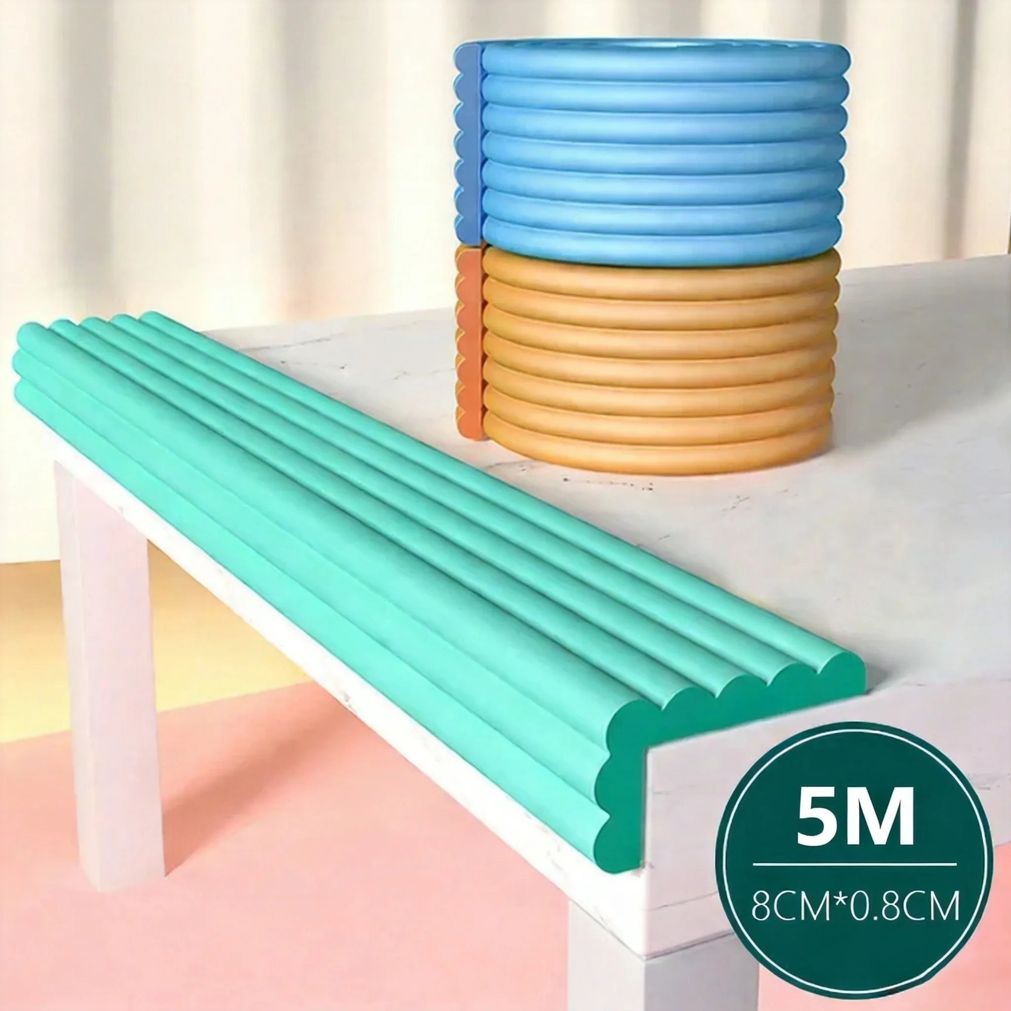 5M Baby Safety Protection Strip Table Desk Edge Guard Strip Corner Protector Furniture Corners Children Safety Foam Protection