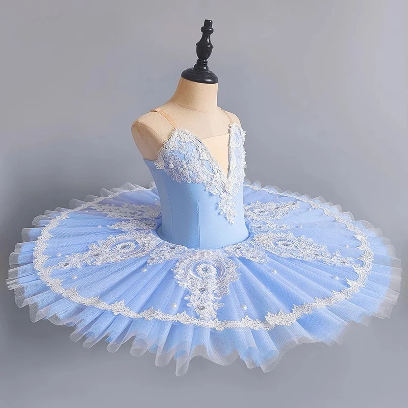Novo profissional ballet tutu meninas prato panqueca tutu bailarina vestido de festa adulto feminino criança crianças ballet dança traje