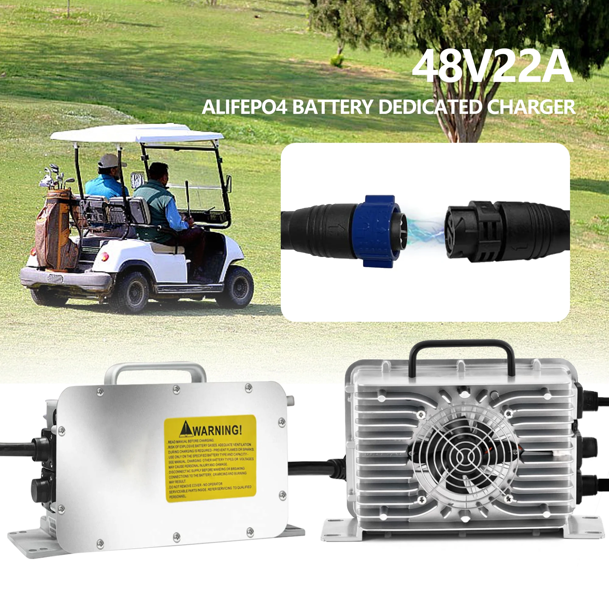 72V 105Ah Lithium LiFePO4 Golf Cart Battery 200A BMS 6000+ Cycles Max 14.72KW