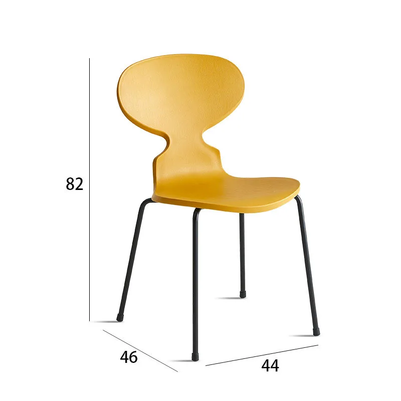 

Ant dining table and chairs Dining chairs Home restaurant Cafe Back chair