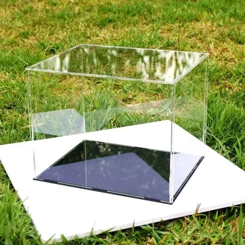 Clear Acrylic Case for Collections, Assemble Acrylic Display Cabinets for Protect Action Figures, Storage Box for Car Modles