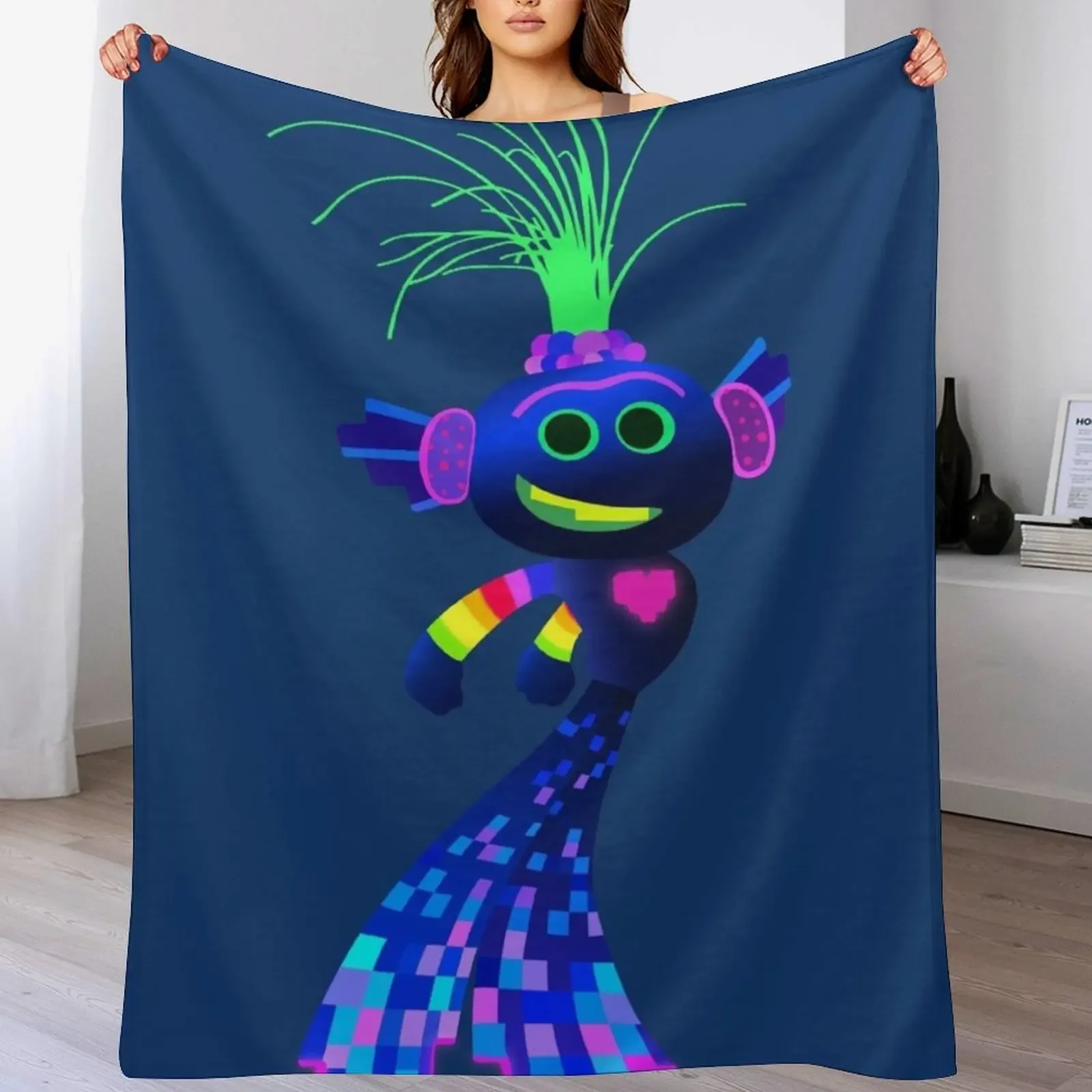 

King Trollex Throw Blanket Plaid christmas gifts Luxury Brand Plaid on the sofa Blankets