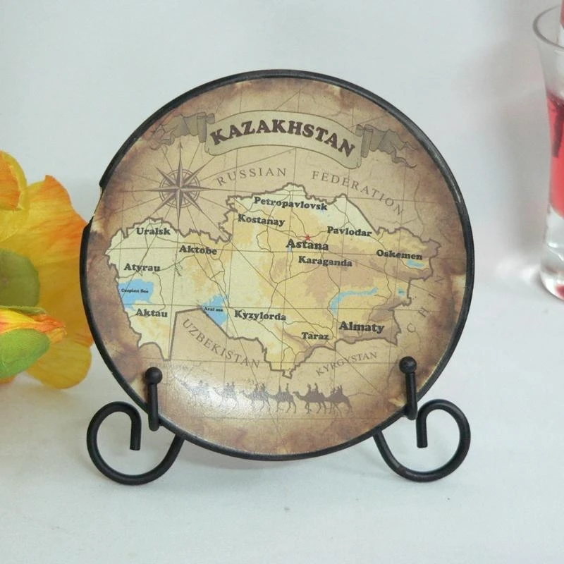 European Display Stand Black Plate Home Decoration Crafts for Photo