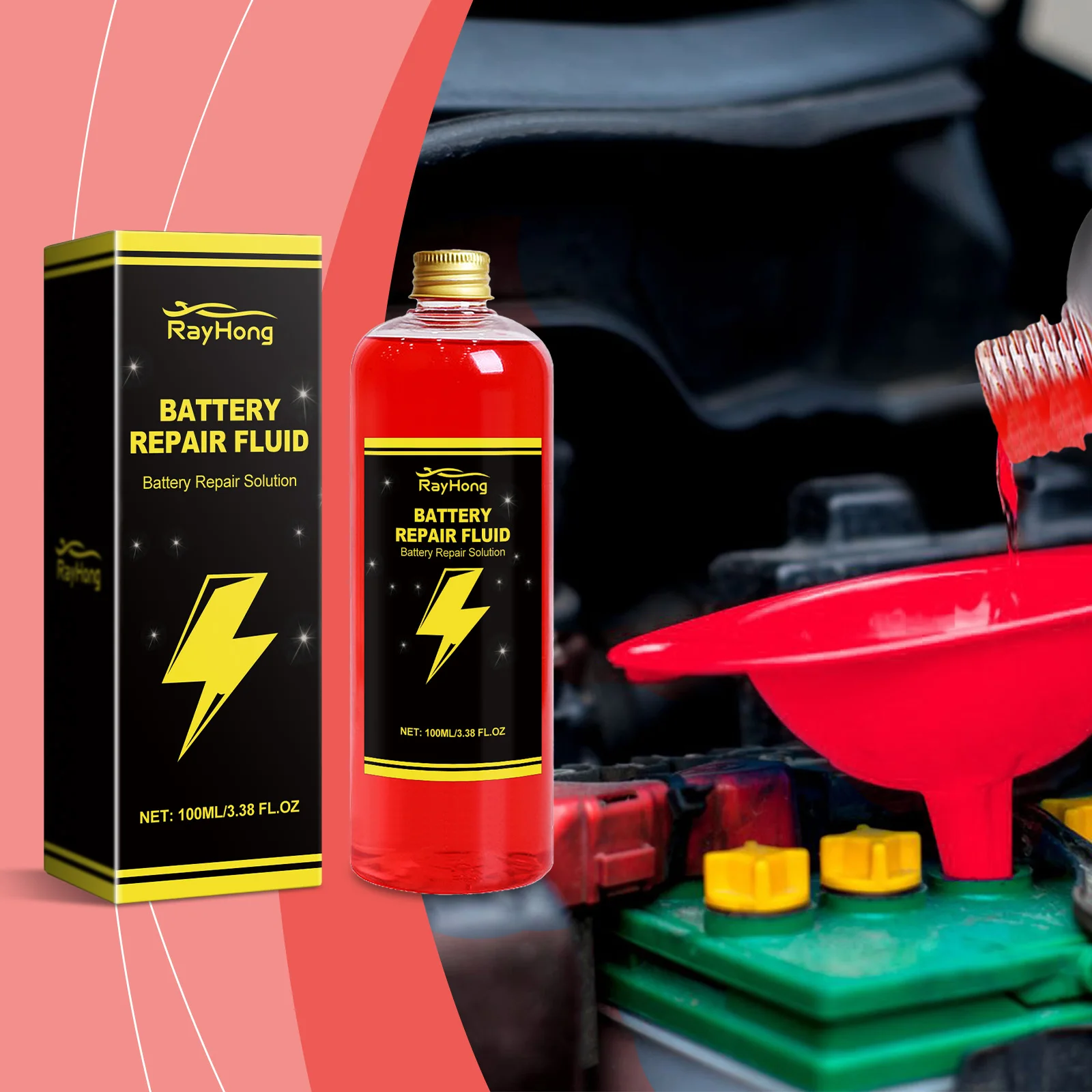 Electric Vehicle (EV) Battery Repair Fluid: Activates Aged Battery Cells,Improves Charging Efficiency,Extends Battery Cycle Life
