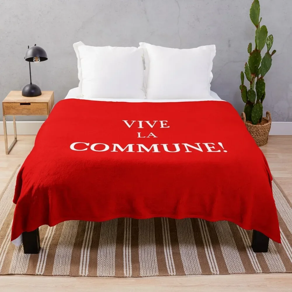 

Flag of the Paris Commune Throw Blanket Nap Stuffeds Winter beds Blankets