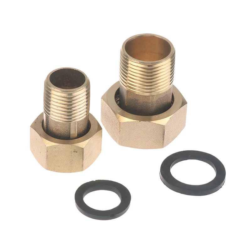New 1/2 Inch 3/4 Inch Tap Water Meter Pump Adapter Male To Female Threaded Fitting Coupler Connector For Water Meter