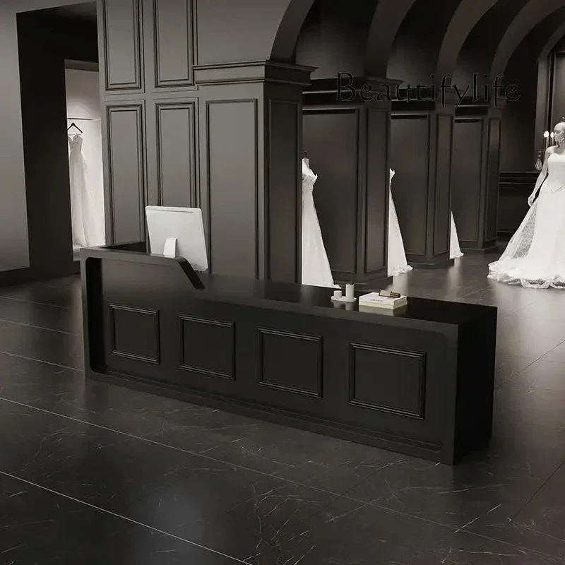 

yj7 Semplice negozio di nozze Cassiere Negozio di abbigliamento Armadietto da bar Salone di bellezza