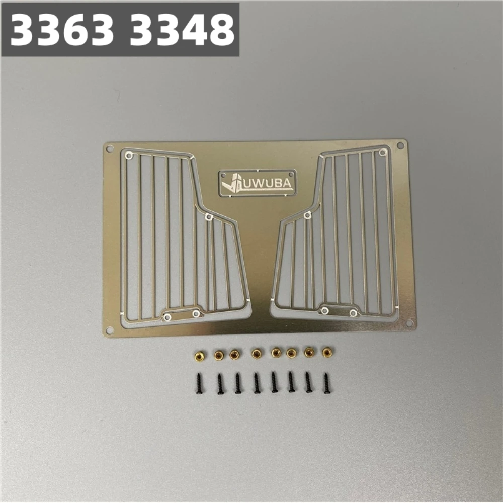Headlight Guard Lampshade Engineering For 1/14 Tamiya RC BENZ Arocs 3363 3348 56352 Mud Head Truck Tipper Car DIY Parts