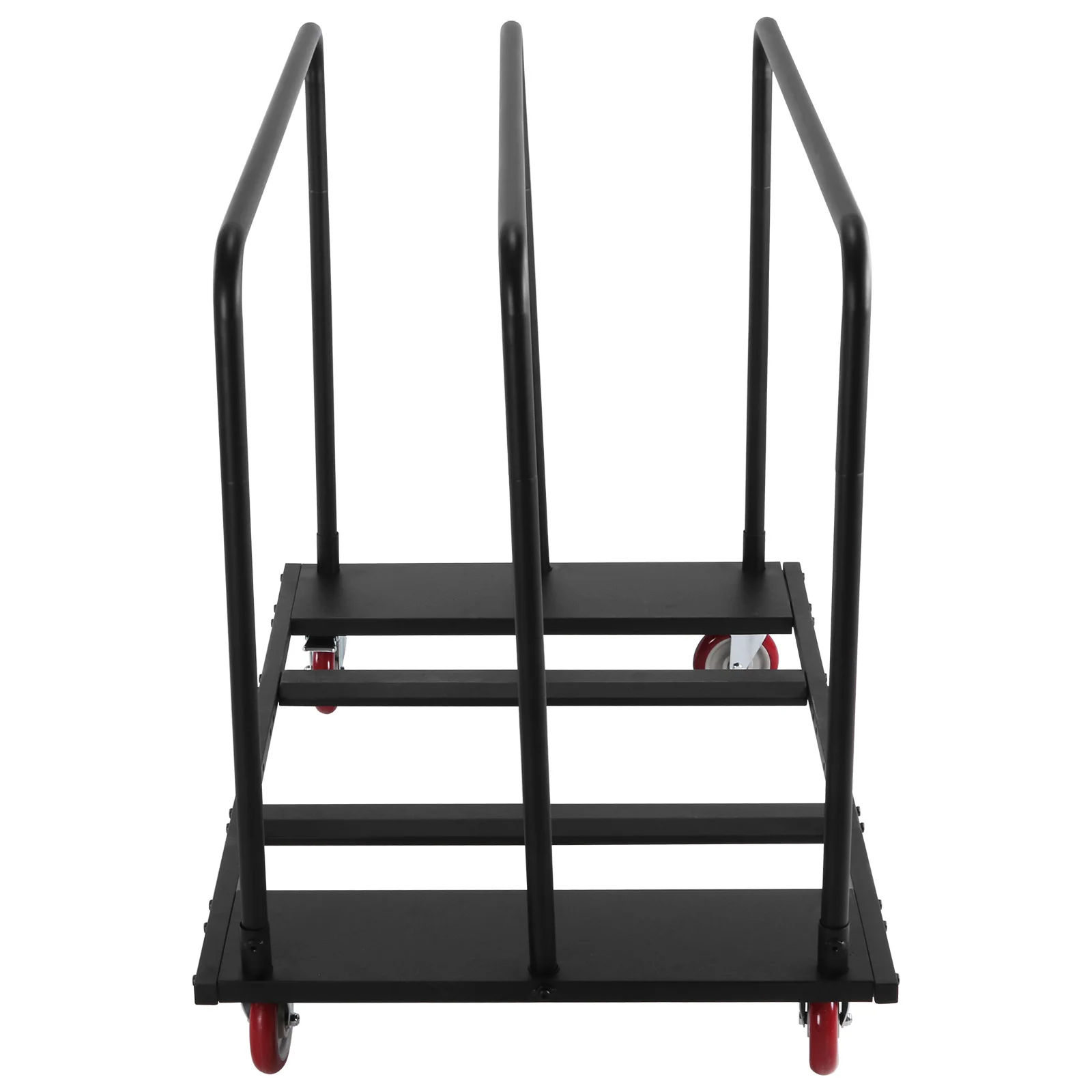 

Усиленная тележка-платформа с полиуретановыми поворотными колесами, стальная, грузоподъемность 1800 фунтов, для мероприятий, отелей, заводов, складов