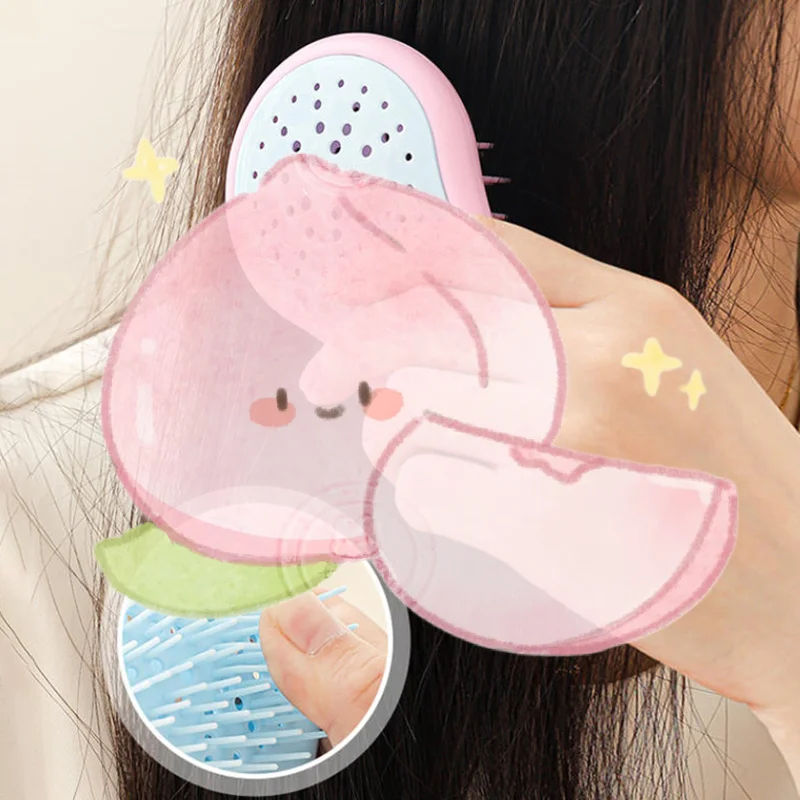 مكافحة ساكنة فرشاة شعر فروة الرأس مدلك مشط العناية بفروة الرأس أداة تدليك ميريديان تدليك مشط الشعر الخصبة أدوات تصفيف الشعر #1