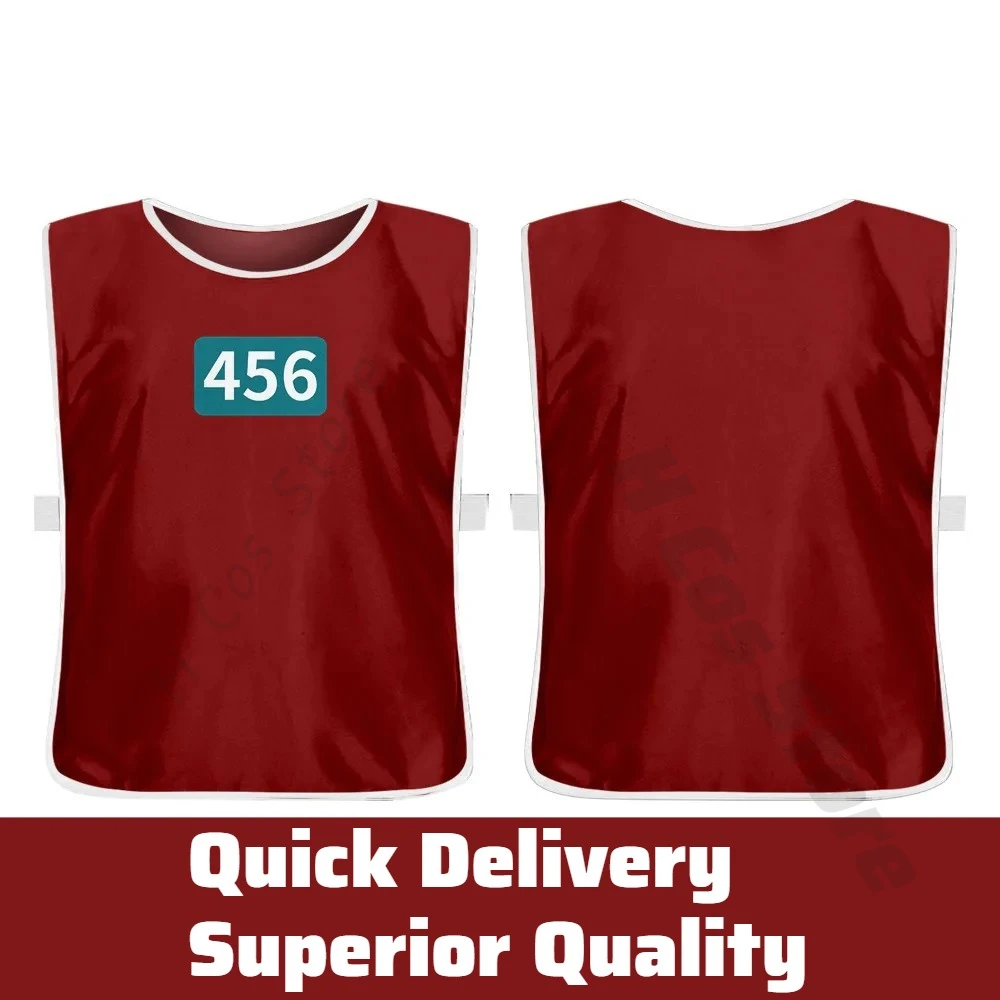 

New 2026 Korea TV Games Costume Disguise Seong Gi-Hun Cosplay Costume Tracksuit Halloween Party Clothes for Men Set Women