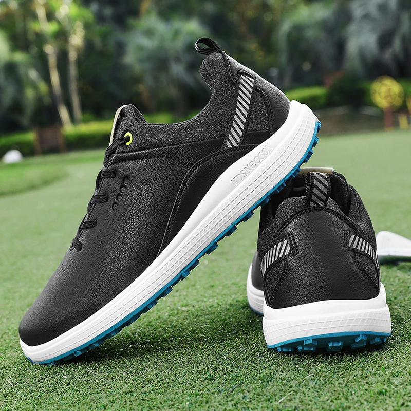 Chaussures de golf de qualité pour hommes, chaussures de golf professionnelles, coordonnantes, chaussures de golf d'extérieur