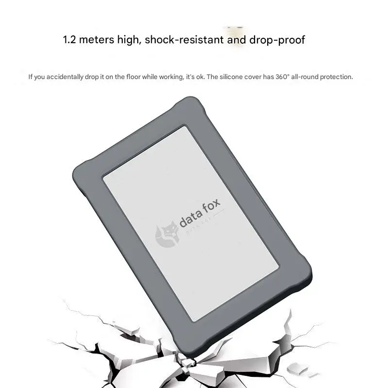 Disco rigido portatile 250 GB/320 GB/500 GB/1 T/2 T USB 3.0 Custodia in metallo HDD esterno antigoccia con custodia in silicone per PC portatile