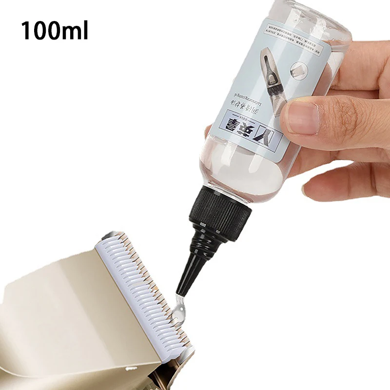 100ml Electric Clipper Shaver Maintenance Oil Lubricant Hair Trimmer Blade Oil Prevent Rusting Sewing Hair Salon Clipper Oil 1PC