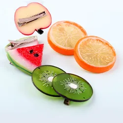 Fruit Orange Hair Clips & Pins Headwear Clip Barrettes Hair Accessories for Women & Children