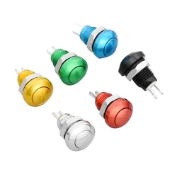 1pc 8mm Momentary Metal Horn Doorbell Bell Push Button Switch Waterproof Car Auto Engine PC Power Start Starter