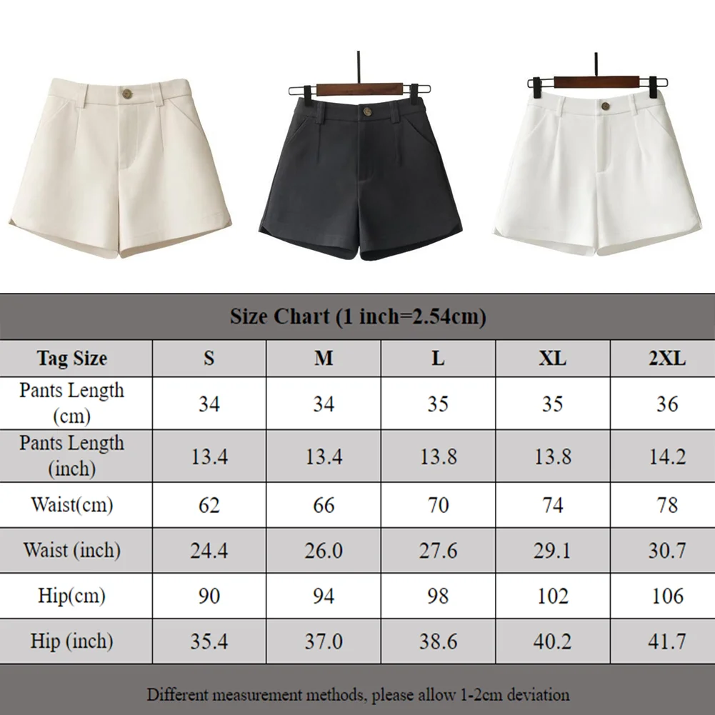 Pantalones Cortos Transpirables Casuales para Diario, Vacaciones, Sin Elástico, para Todas las Temporadas, Color Sólido