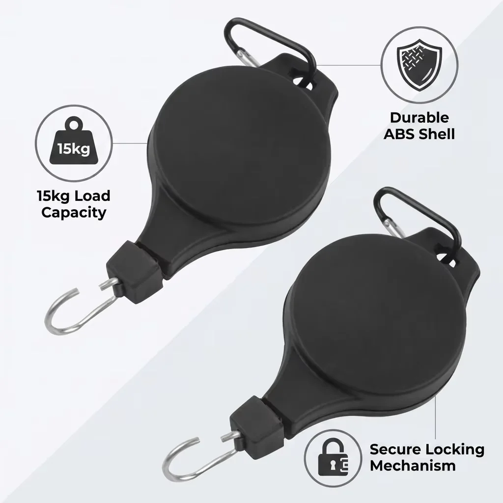 Creative Home Garden Adjustable Extendable Hanging Hooks for Hanging Pots, Flower Pots, Birdcages, and Foreign Trade Supplies