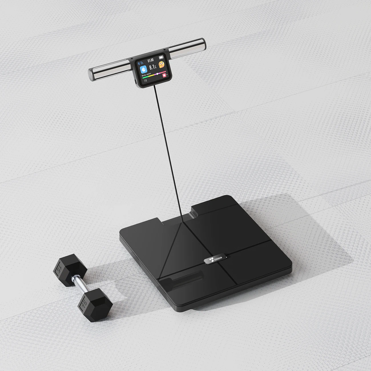 8 Electrode Smart Body Fat Scale ITO Bathroom Weight Scale Bioimpedance Muscle Mass Analyzer Bluetooth LED Display