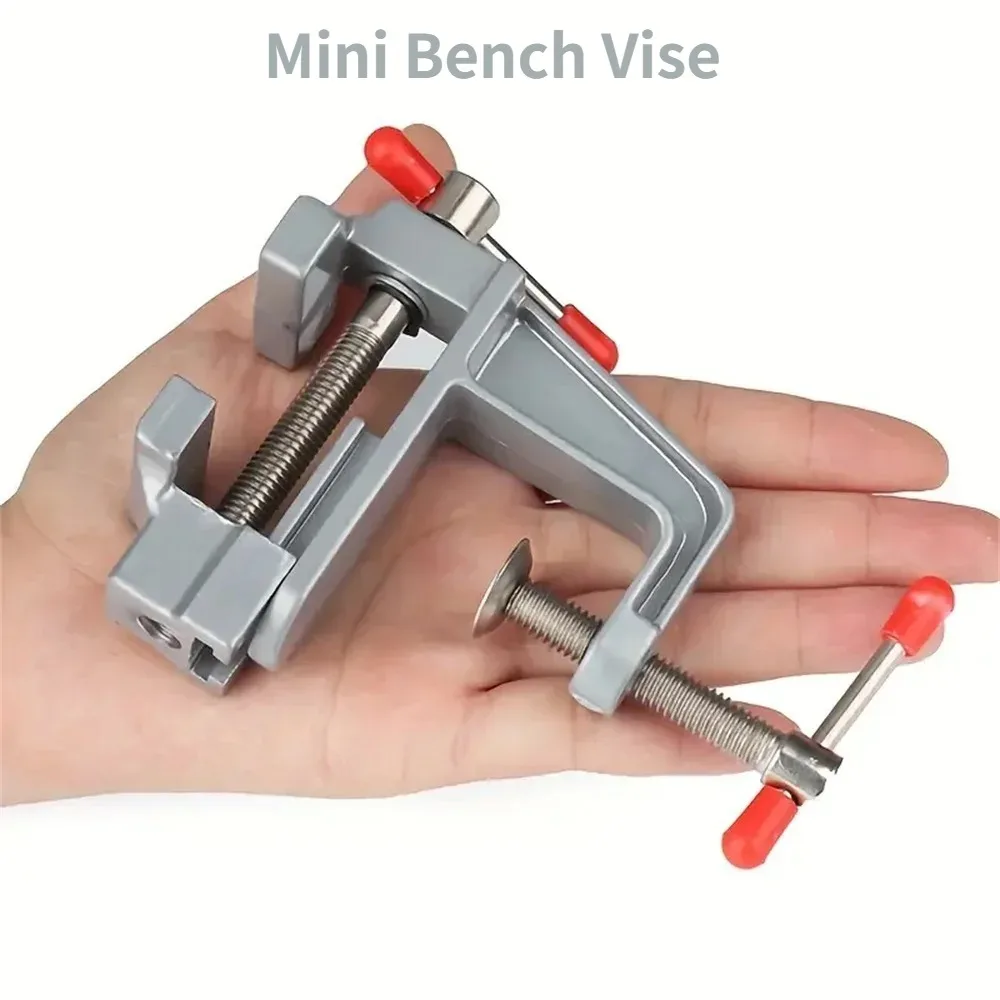 Mini Bench Vise Multi-Functional Clamp-On Table Vice for Jewelry Hobby Model Making and Repair Tool