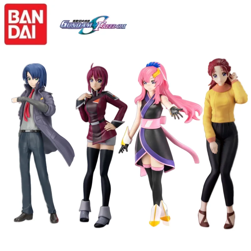 En Stock 100% Original Bandai Gundam Seseed Kira Yamato Athrun Zala Miriallia Hawke Lunamaria Hawke Lacus Clyne modelo de Anime