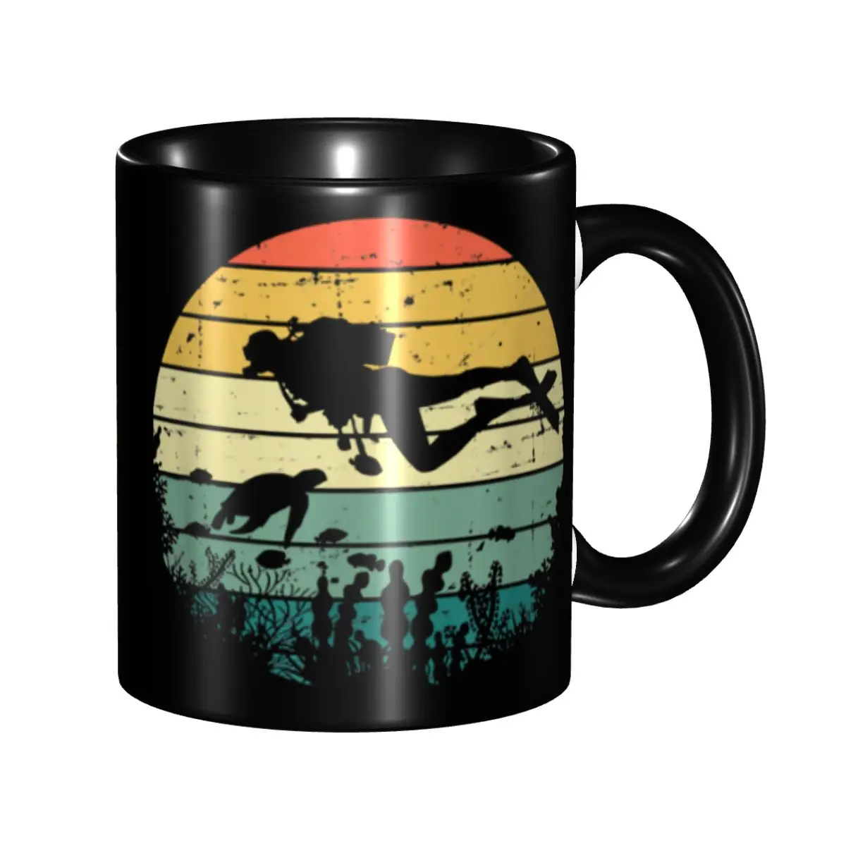 

Scuba Diving Dive Diver Mugs Personalized Ceramic Coffee Mug Cup Creative Gift