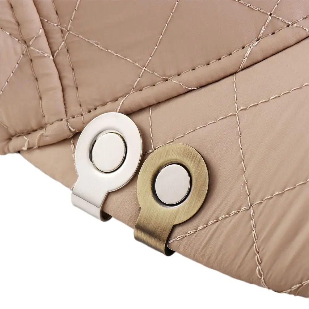 

Aids Outdoor Sports Gift Ball Marker Holder 20/25mm Metal Golf Ball Marker Golf Hat Clip Magnetic Cap Clip Golf Cap Clip