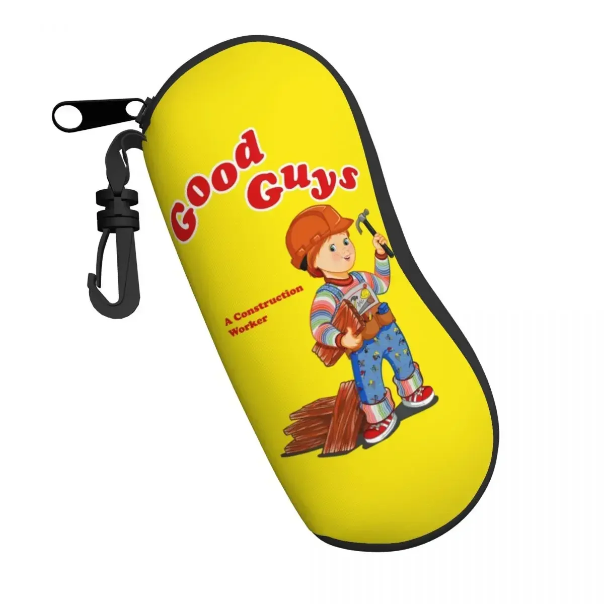 Good Guys Soldier Shell Eyeglasses Protector Cases Cool Sunglass Case Child's Play Chucky Glasses Pouch