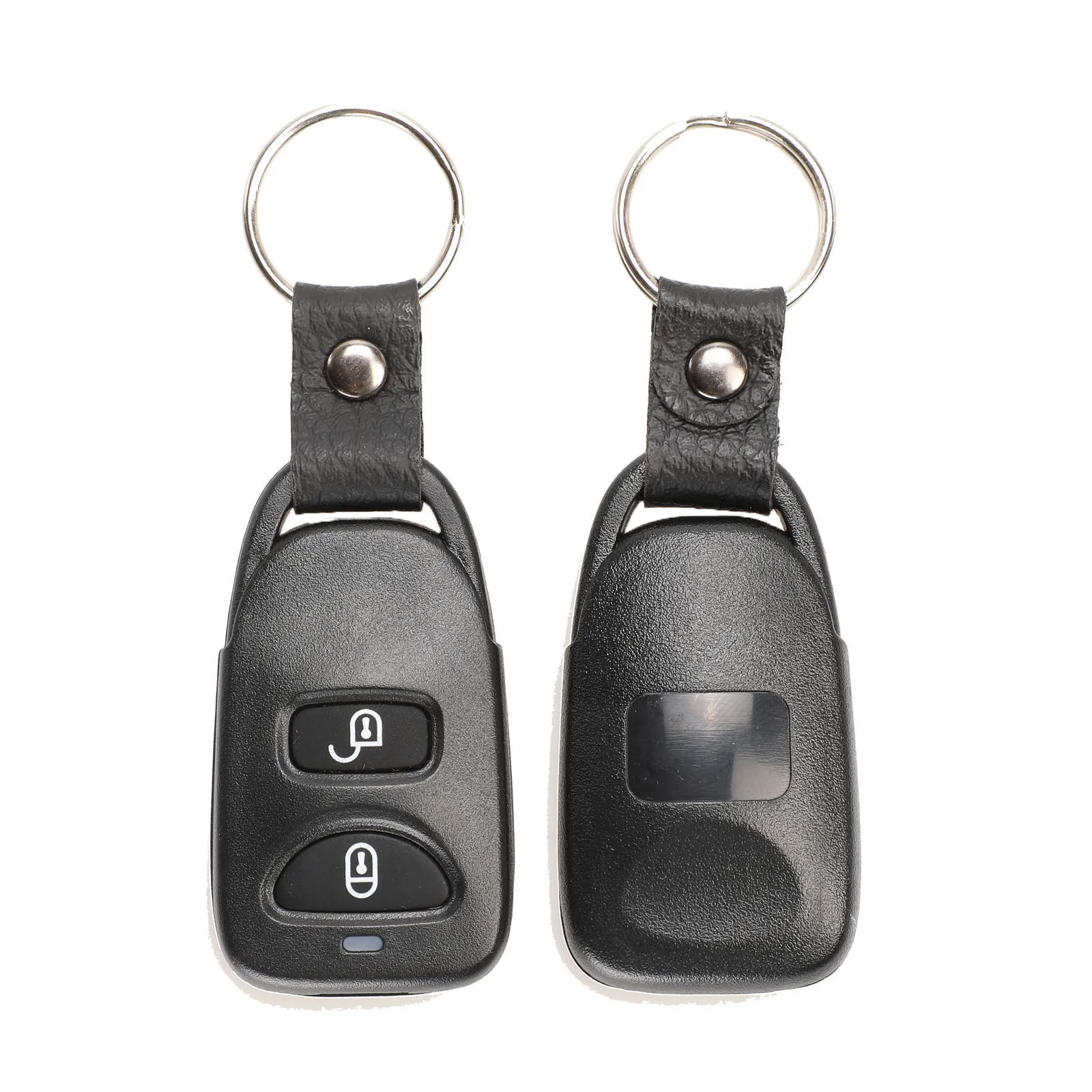 Jingyuqin Remote Car Key Shell Fob Case 2 +1 Panic For Hyundai Tucson Elantra Accent Sonata SANTA FE For Kia Carens 2/3/4 Button