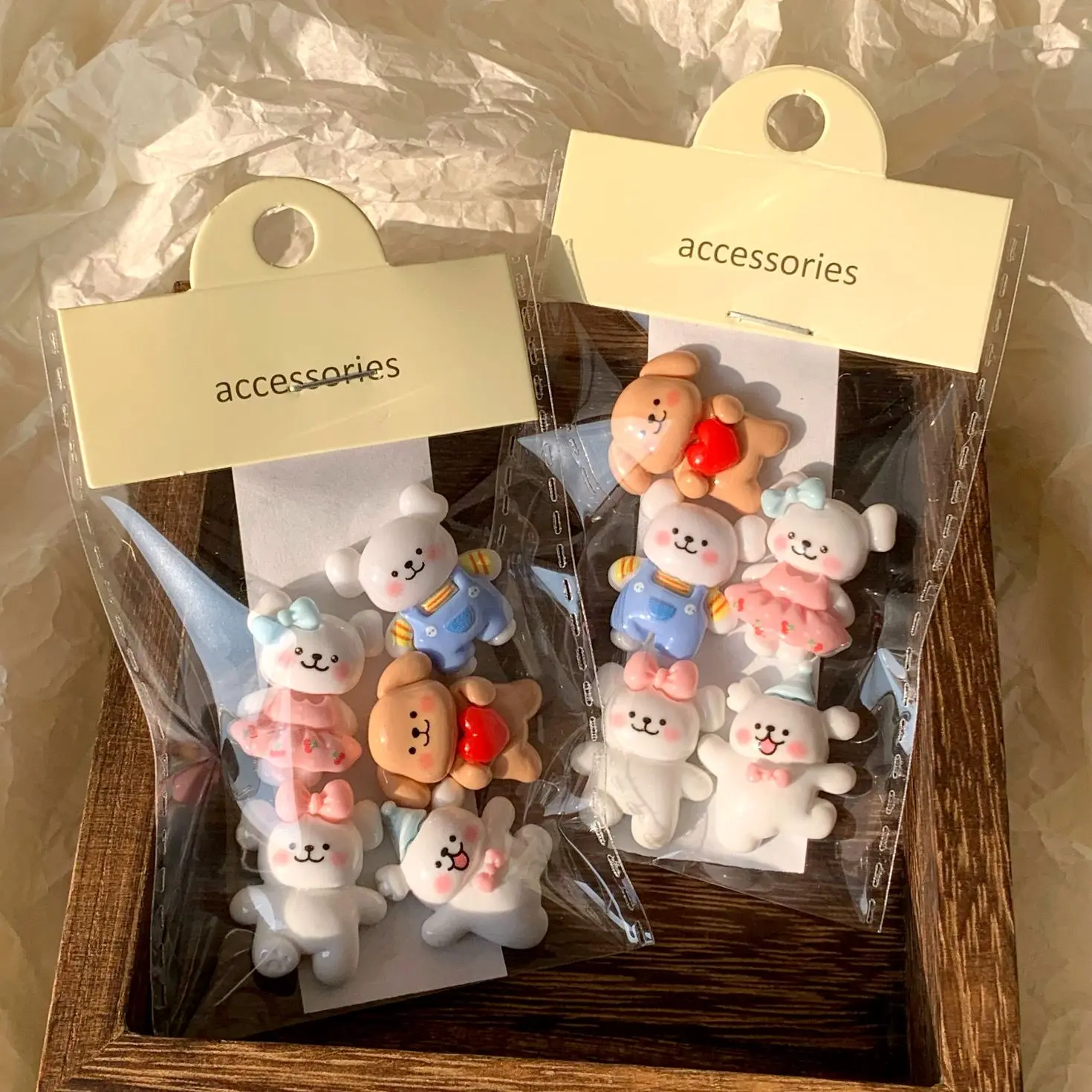 Adorables pegatinas 3D con forma de cachorro, sin dejar rastro, y bonitos parches para tazas, coches y accesorios para zapatos, ideales para manualidades con pegamento en crema o resina epoxi.