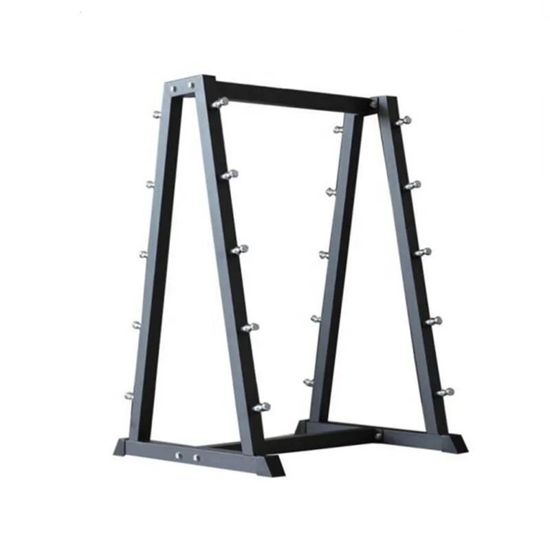 Commercial Fitness Equipment Fixed Vertical Gym Barbell Short Storage bar Racks Plate Fixed Barbell Holder Rackpromote sales