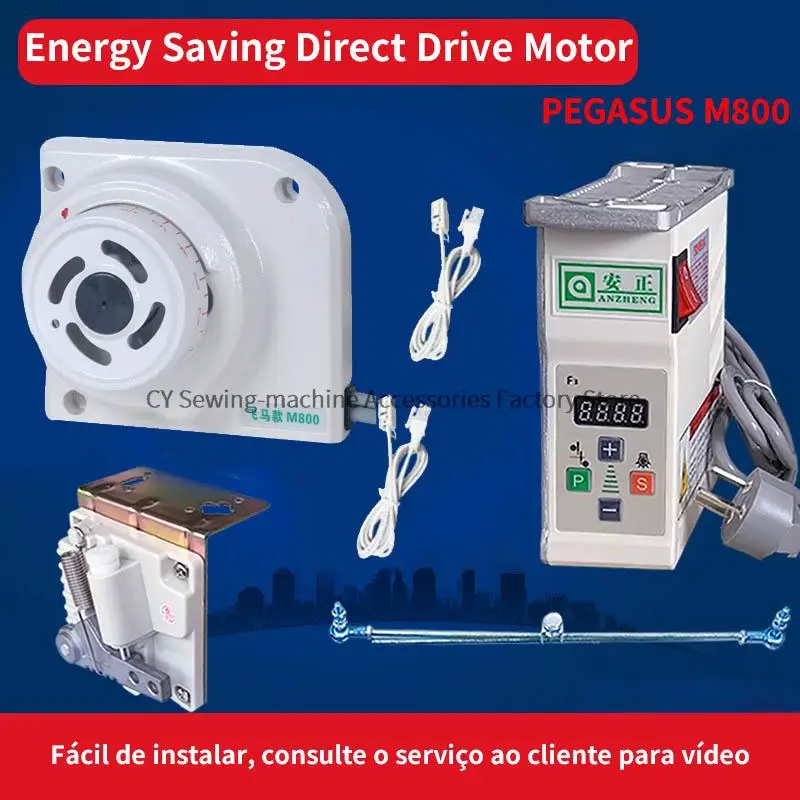 

Energy Saving Direct Drive Motor Control Box for Pegasus M800 Industrial Overlock Brushless Ac Servo Motor Mute Save Power Motor