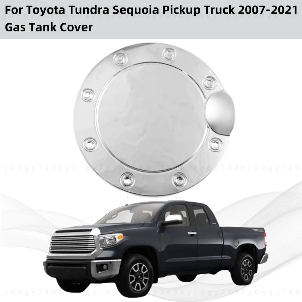 

Для Toyota Tundra Sequoia Pickup Truck 2007 2010-2021 хромированные модифицированные автомобильные аксессуары с покрытием, крышки бака, накладка в стиле пасты