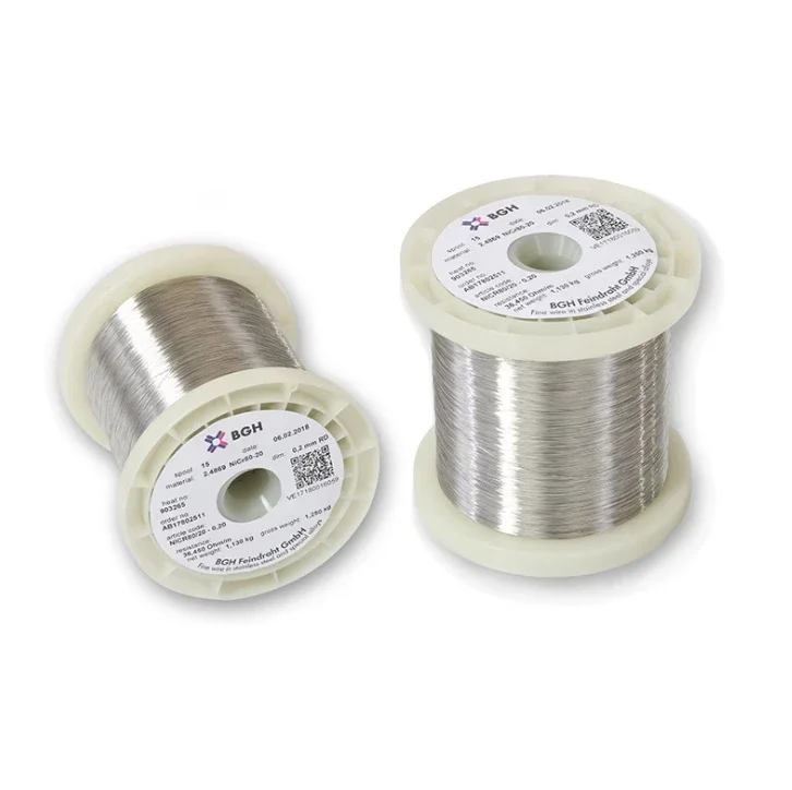 High purity 0.025mm-8.0mm nickel wire for scientific research Ni99.99% metal nickel electrode wire