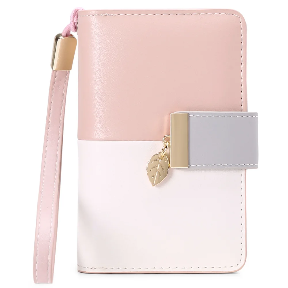 

RFID anti-theft multi-slot card bag,Genuine Leather wallet,women's short coin purse,fashionable small bag monederos para mujer