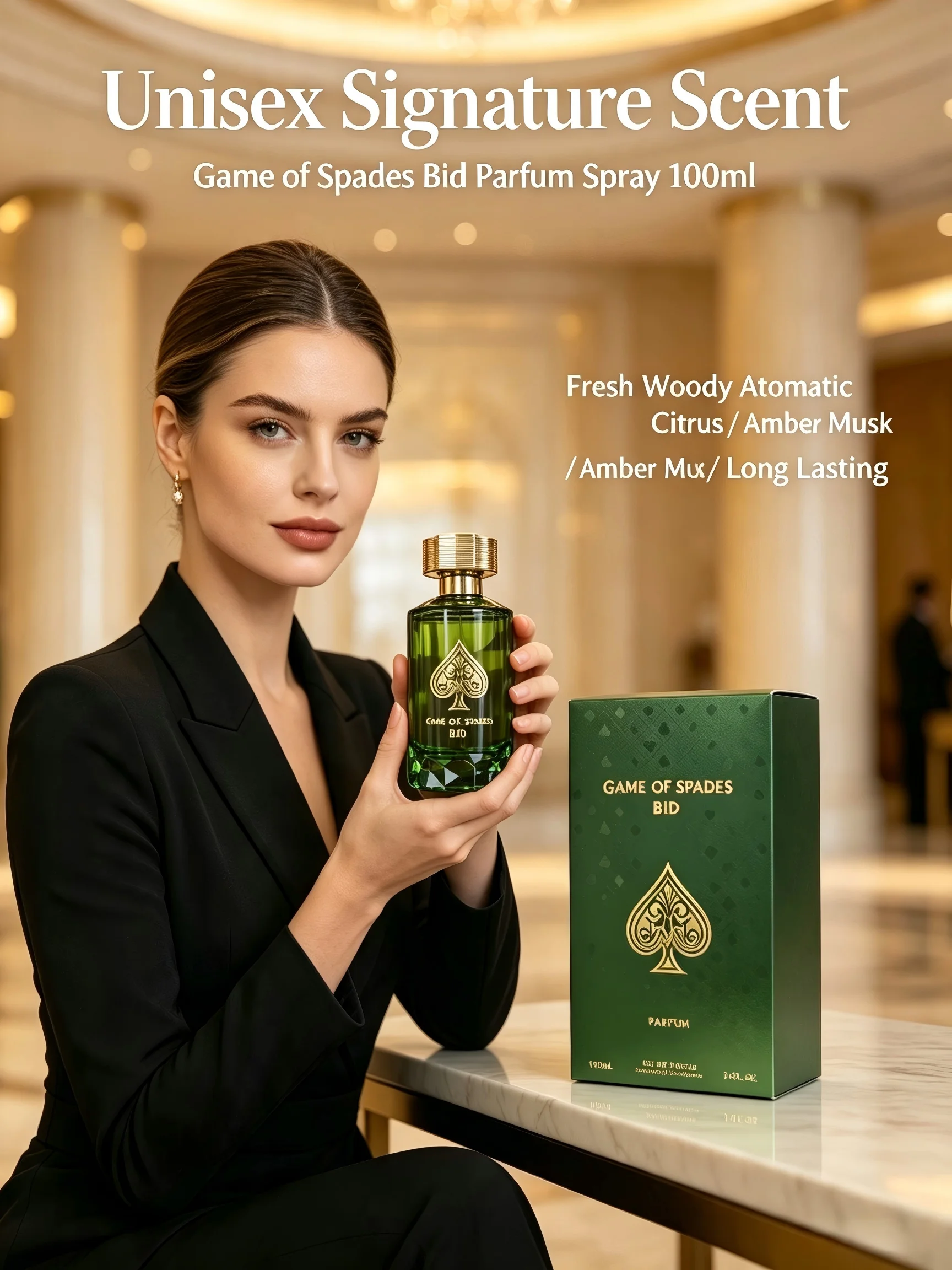 Perfume Fragrance Concentration - Jo Milano Paris Game of Spades