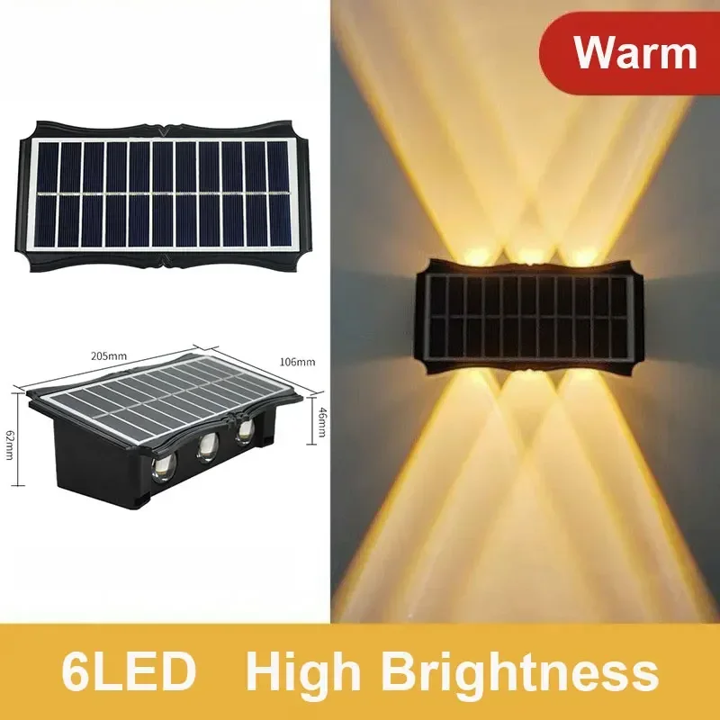 IEEYEEY Außen Solarwandlampe 3