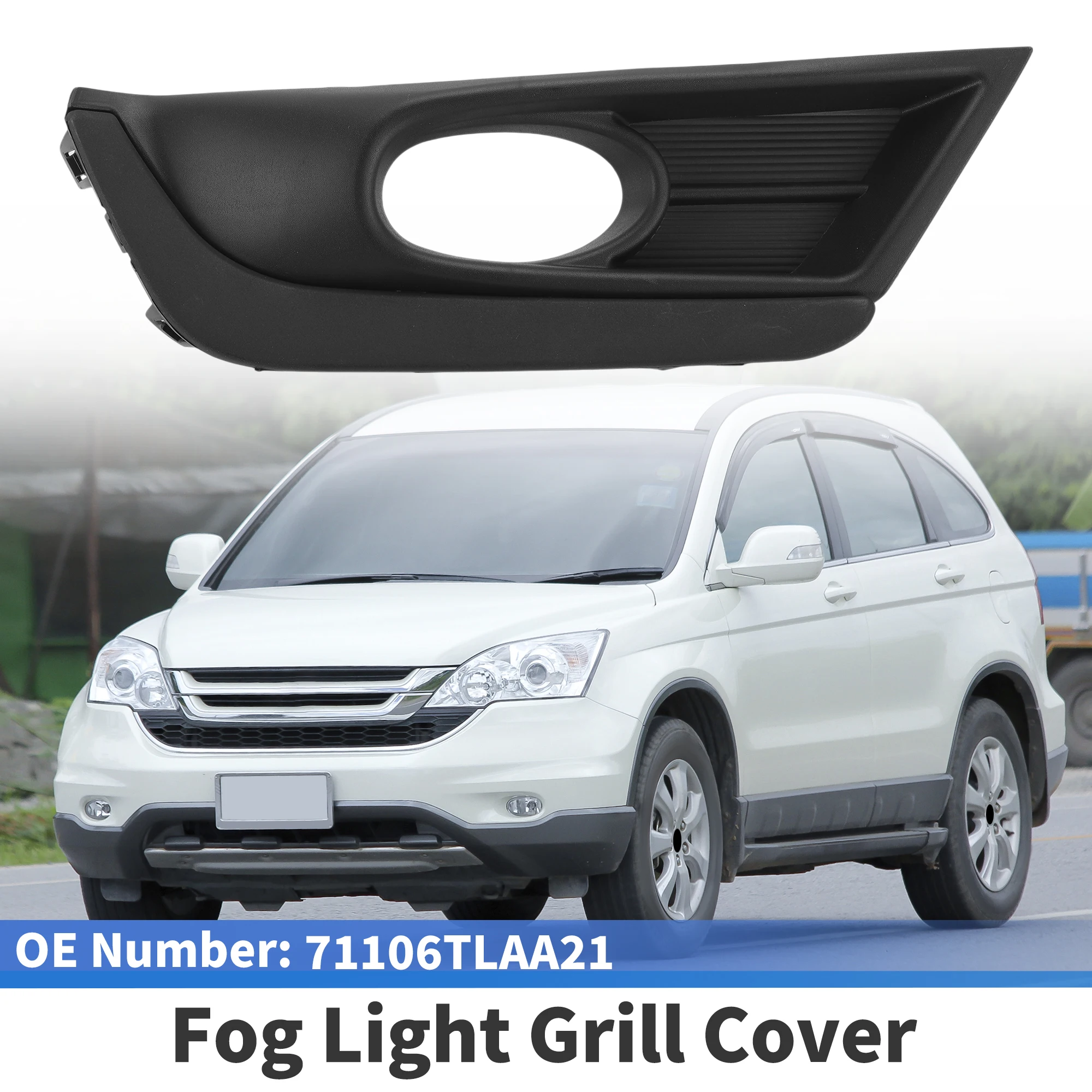 

UXCELL Решетка передней правой противотуманной фары No 71106TLAA21 для Honda CR-V 2017-2019