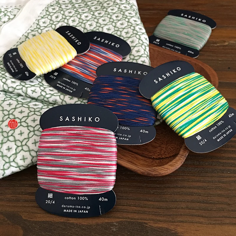 

Yokota Embroidery Segment Dye Thread 4 Strands 40 Meters Free Winding Card Packaging, Flower Cloth Towel Small Needle Thorn Sash