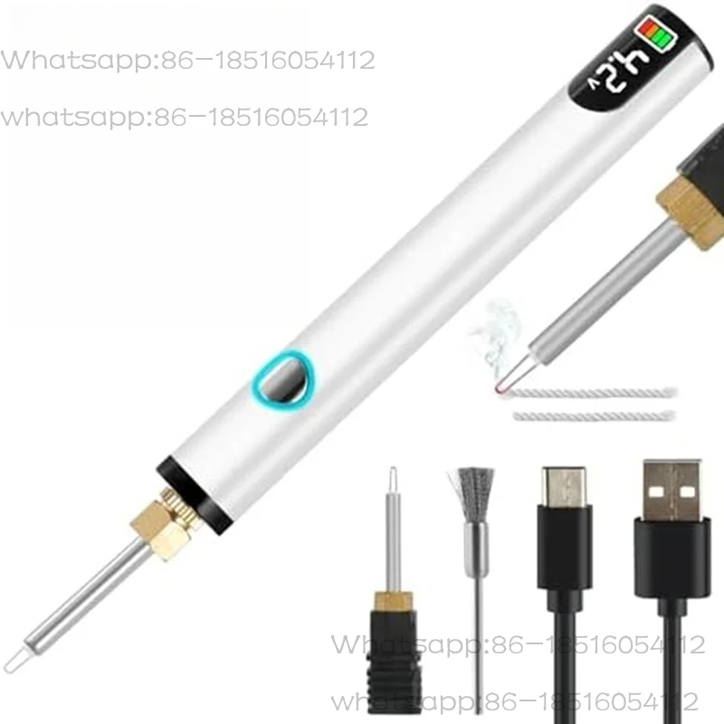Rechargeable Thread Burner Kit for Jewelry Making,Digital Thread Zapper Tool,Leather Craft,Sewing,Weaving & Stringing